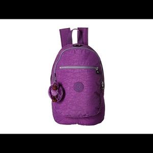 Purple Small Kipling Backpack